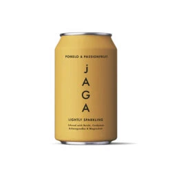 JAGA Lighty Sparkling Drinks 330ml -Vaping Supply Store 0001 Pomelo Passionfruit front