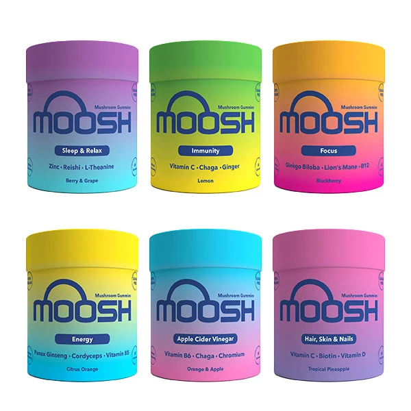 Moosh Mushroom Gummies 60 Gummies 3 Moosh Mushroom Gummies 60 Gummies
