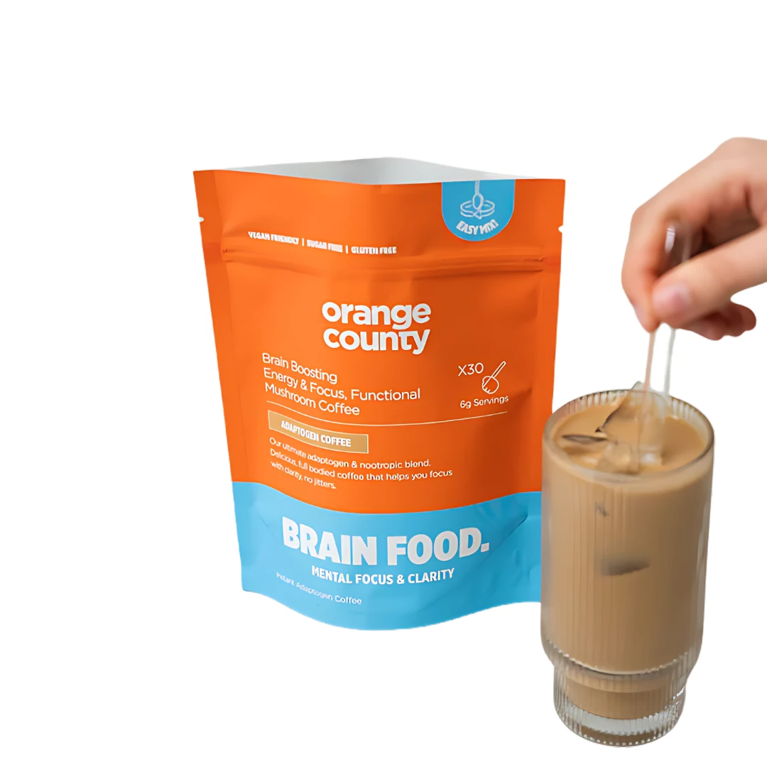 Orange County BRAIN FOOD. Mushroom Blend Pouch 3 Orange County BRAIN FOOD. Mushroom Blend Pouch