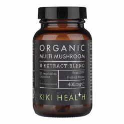 KIKI HEALTH Organic Mushroom Extract 60 Vegetarian Capsules