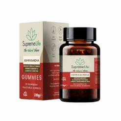 Supreme CBD Ashwagandha Gummies Raspberry Flavour 60pcs
