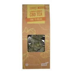CANNDID. Blended Hemp Tea 20 Bags -Vaping Supply Store CANDID TEA LEMON GINGER 1