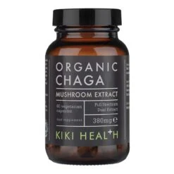 KIKI HEALTH Organic Mushroom Extract 60 Vegetarian Capsules -Vaping Supply Store CHAGA