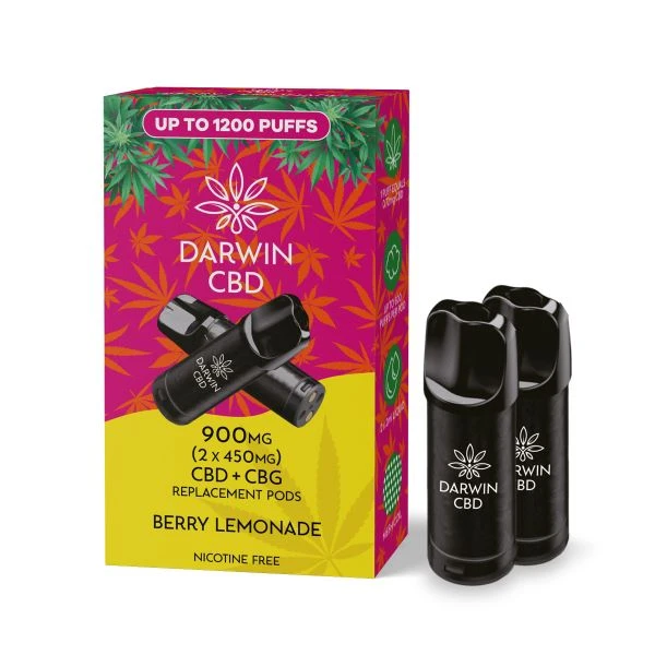 Darwin CBD Replacement Pods The Big One 900mg(2x450mg) 4 Darwin CBD Replacement Pods The Big One 900mg(2x450mg) - Image 2