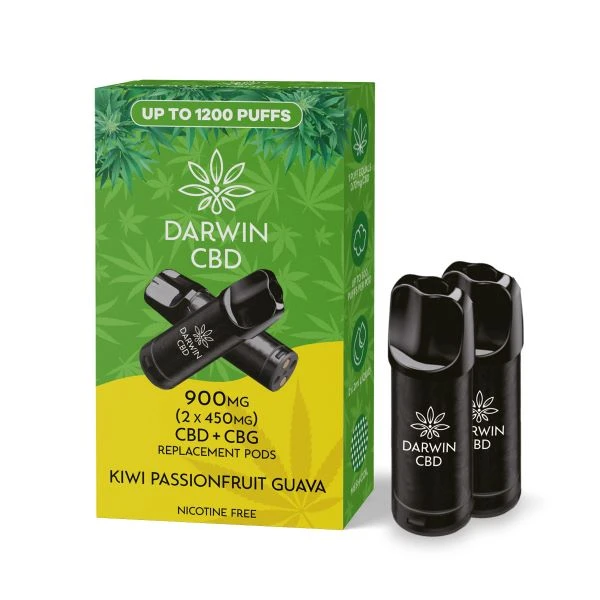 Darwin CBD Replacement Pods The Big One 900mg(2x450mg) 11 Darwin CBD Replacement Pods The Big One 900mg(2x450mg) - Image 9