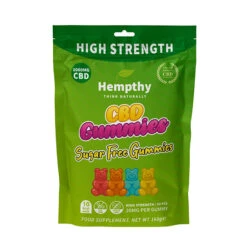 Hempthy CBD Gummies High Strength 1000mg 50pcs -Vaping Supply Store Hempthy 0005 sugar free