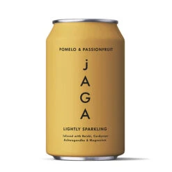 JAGA Lighty Sparkling Drinks 12 X 330ml 18 JAGA Lighty Sparkling Drinks 12 X 330ml -Vaping Supply Store Jaga 0002 Pomelo Passionfruit front