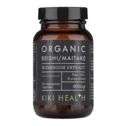 KIKI HEALTH Organic Mushroom Extract 60 Vegetarian Capsules -Vaping Supply Store MAITAKE