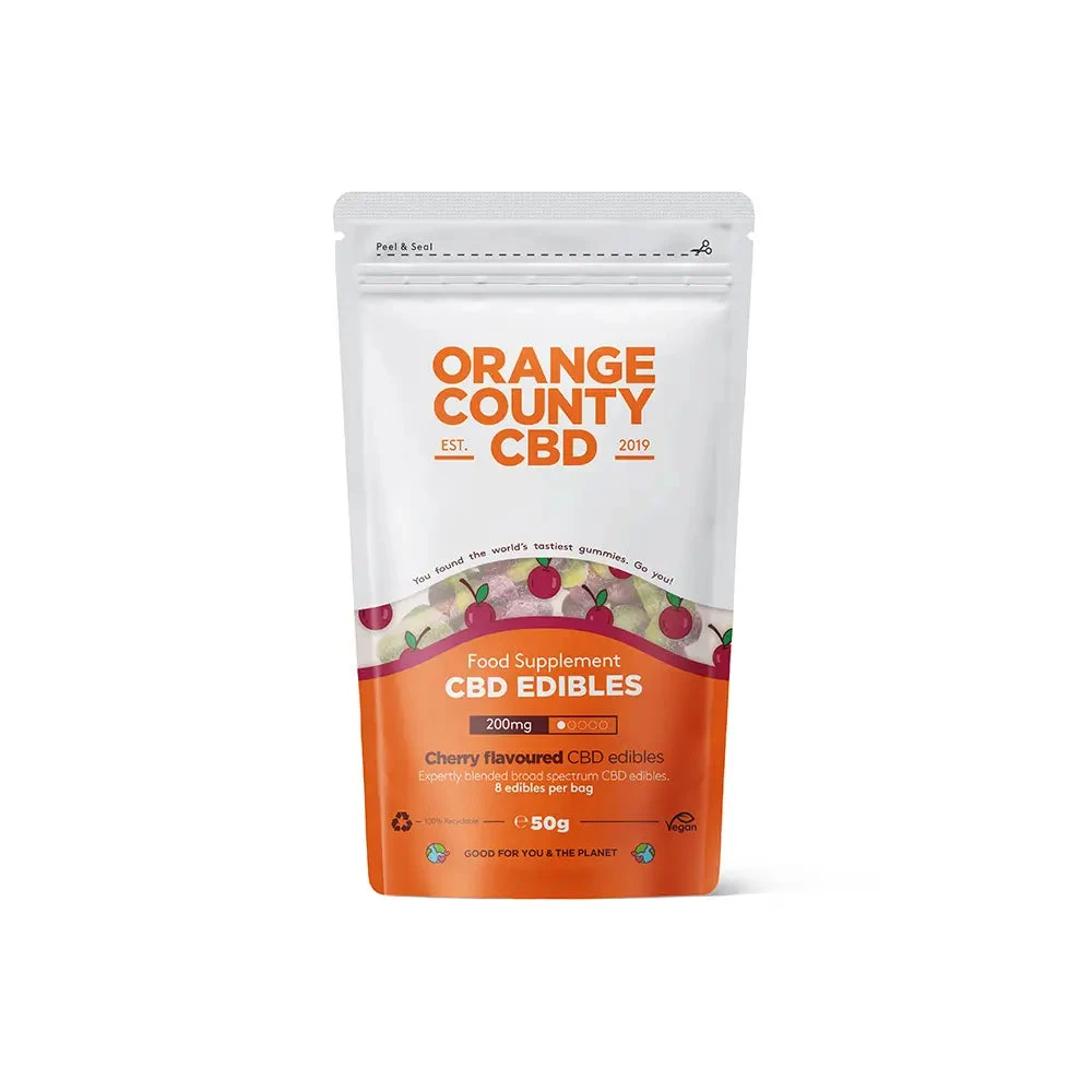 Orange County CBD Gummy Cherries
