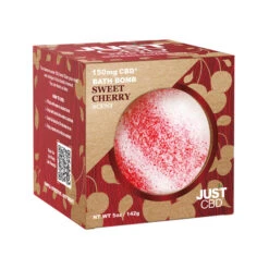 Just CBD Bath Bomb 150mg 142g -Vaping Supply Store just cbd bath bomb cherry