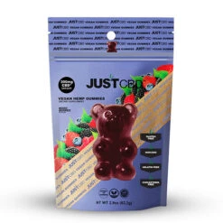 Just CBD Gummies Bag 300mg 82.2g -Vaping Supply Store just cbd mixed berries vegan fl