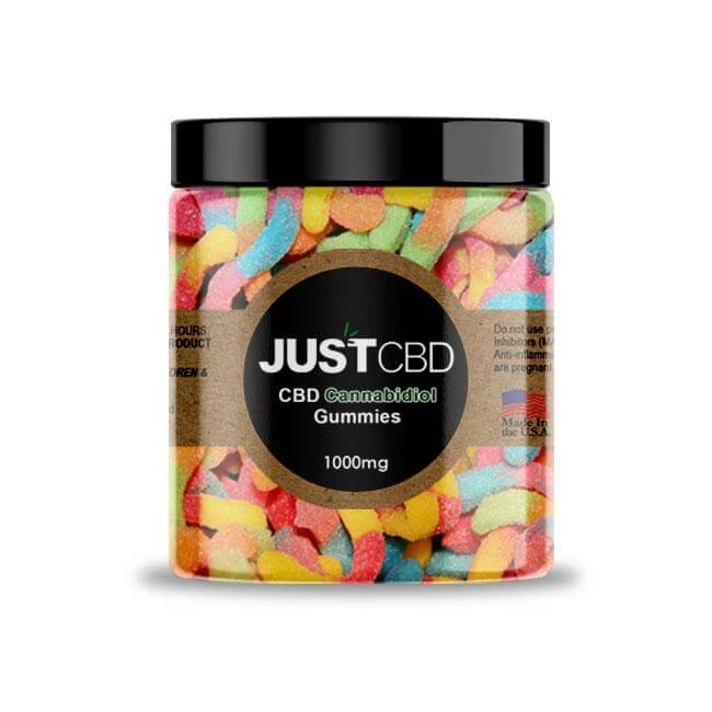 Just CBD Gummies Sour Worms 7 Just CBD Gummies Sour Worms - Image 5