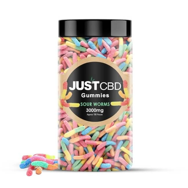 Just CBD Gummies Sour Worms 8 Just CBD Gummies Sour Worms - Image 6