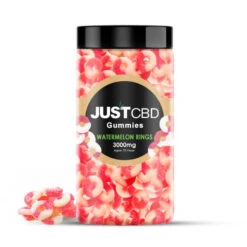 Just CBD Gummies Watermelon Rings -Vaping Supply Store just cbd watermelon rings 3000mg
